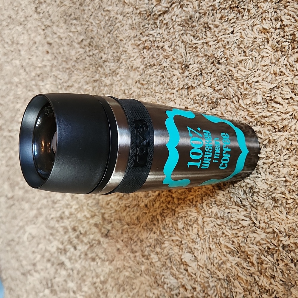 100% Whiskey I mean Coffee Insulated Rove Tumbler